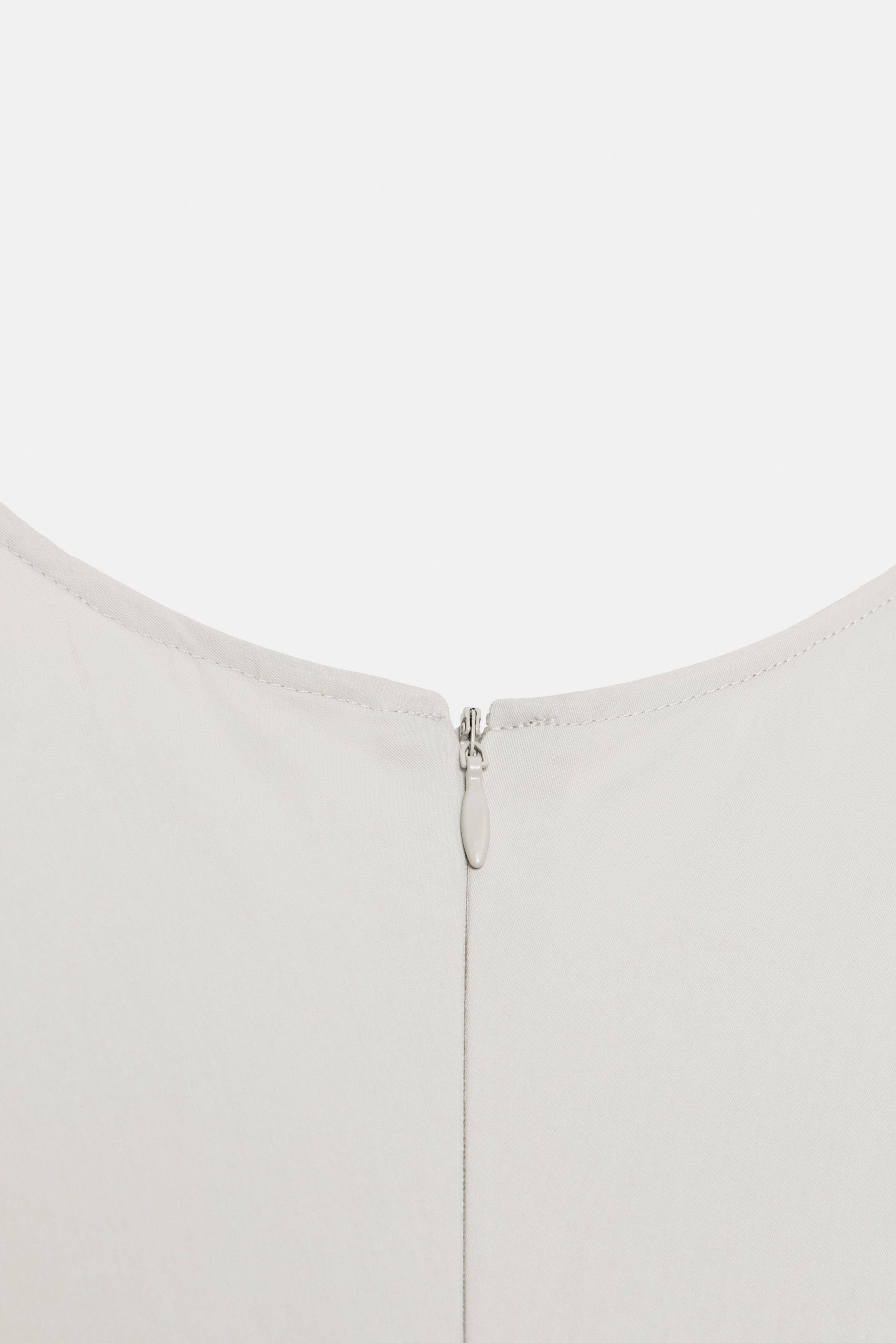ZW COLLECTION PLEATED POPLIN DRESS